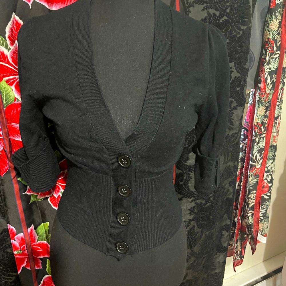 Womans size large cardigan sweater fits like a medium